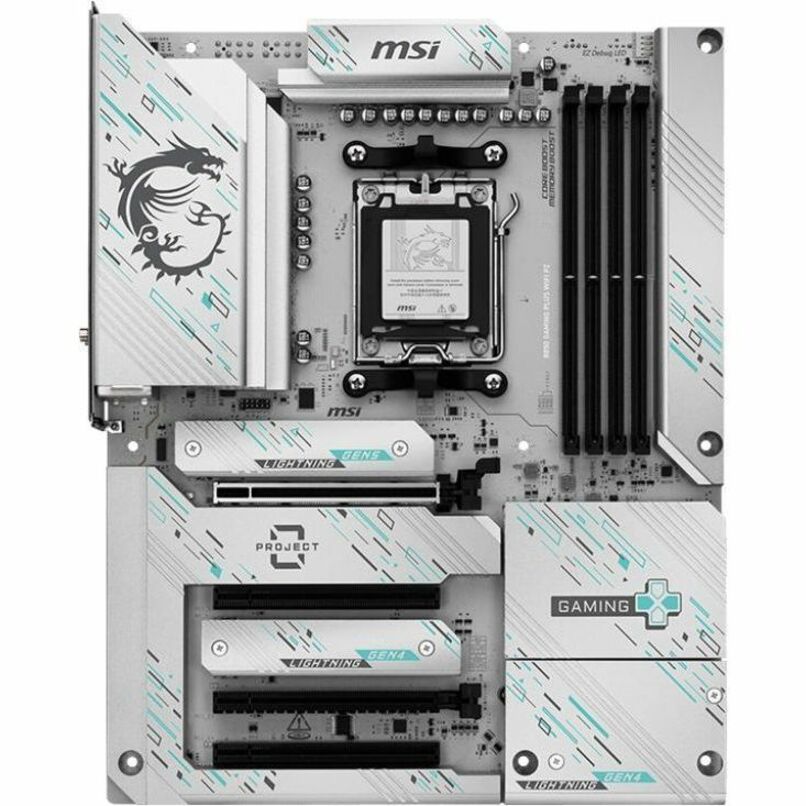 MSI B850 GAMING PLUS WIFI PZ Gaming Desktop Motherboard - AMD B850 Chipset - Socket AM5 - ATX MSI B850 GAMING PLUS WIFI PZ Gaming Desktop Motherboard - AMD B850 Chipset - Socket AM5 - ATX